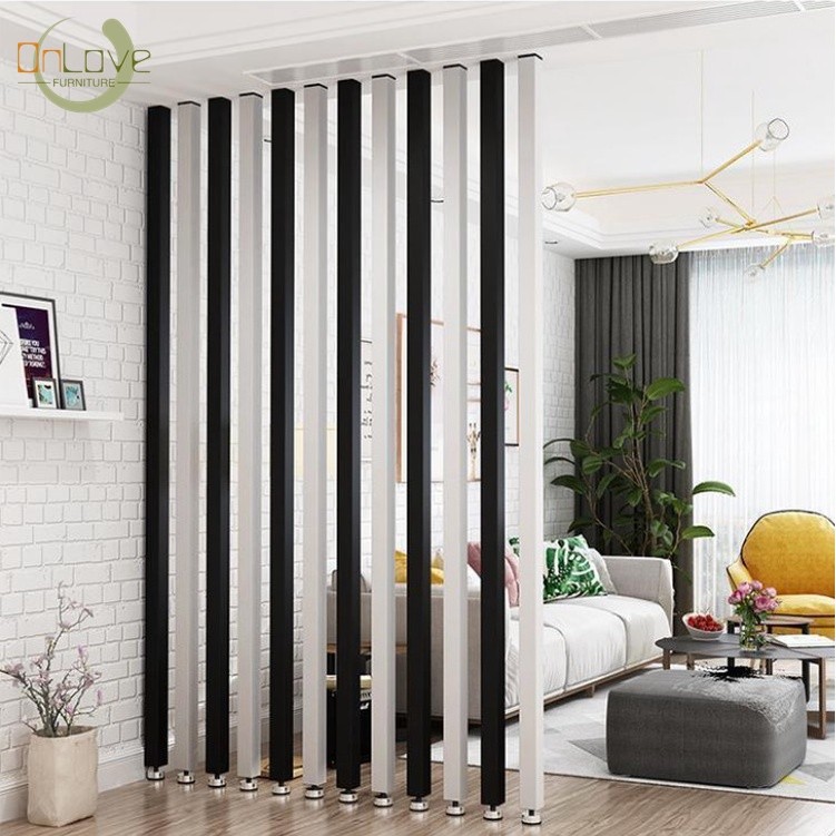 Partition wall timber wall partition DIY living room office wood grain ...