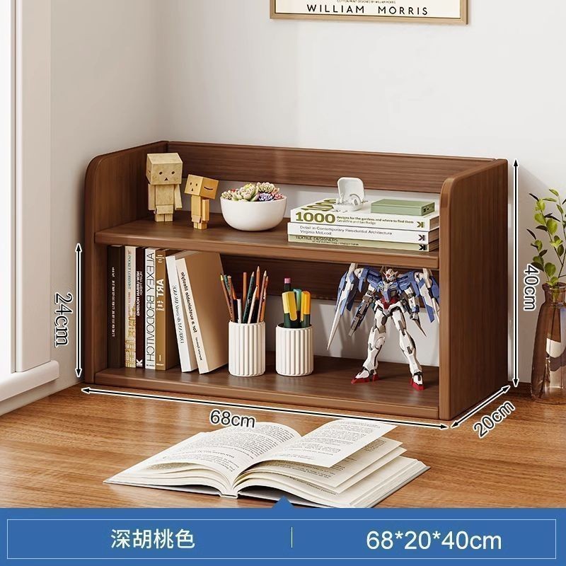 Bedside Bookshelf Storage Rack Home Organizer Bedroom Cabinet Student ...