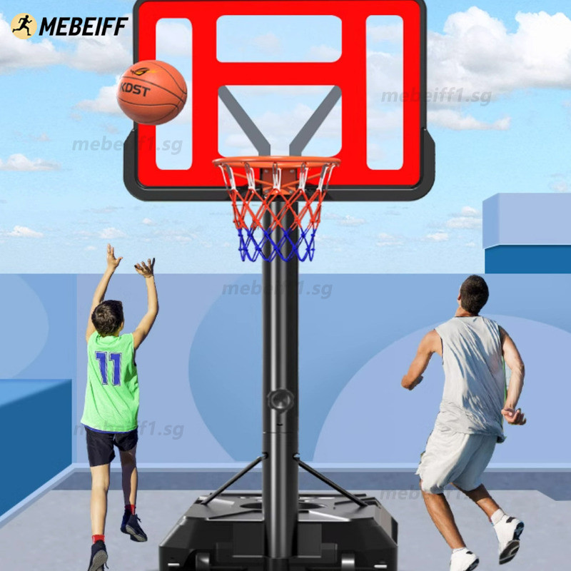 Basketball Hoop Shooting Frame Kid's Indoor Movable Outdoor Adjustable ...
