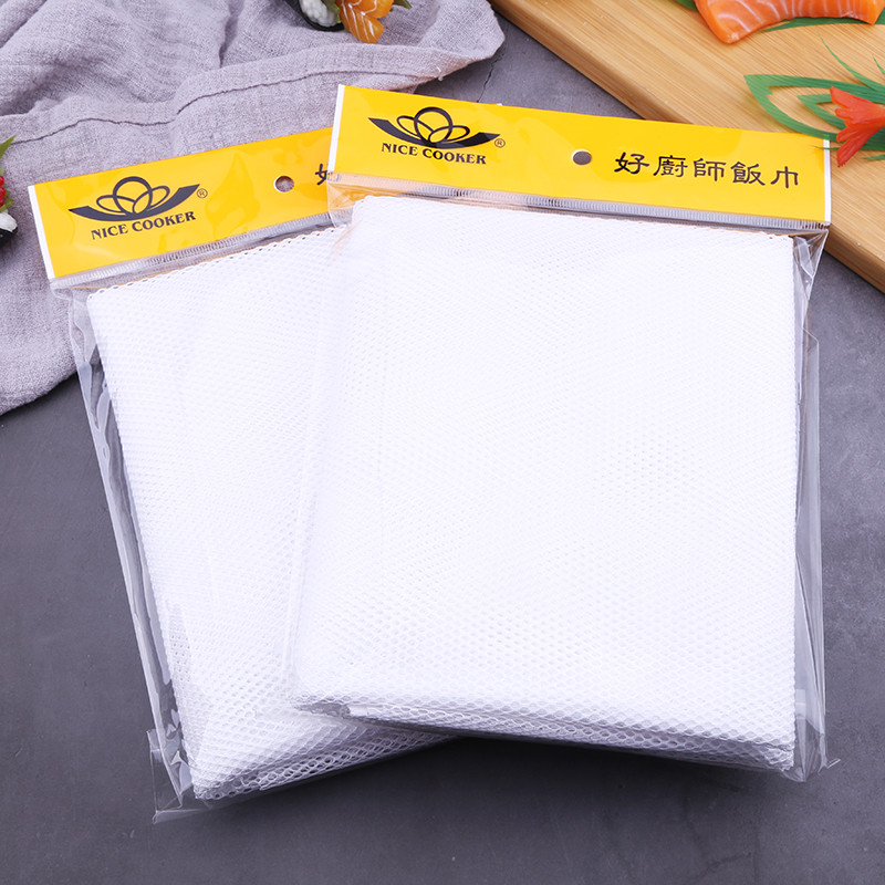 [SG STOCK] Steaming/Cooking Sushi Rice Cloth Napkin Towel Mesh Net ...
