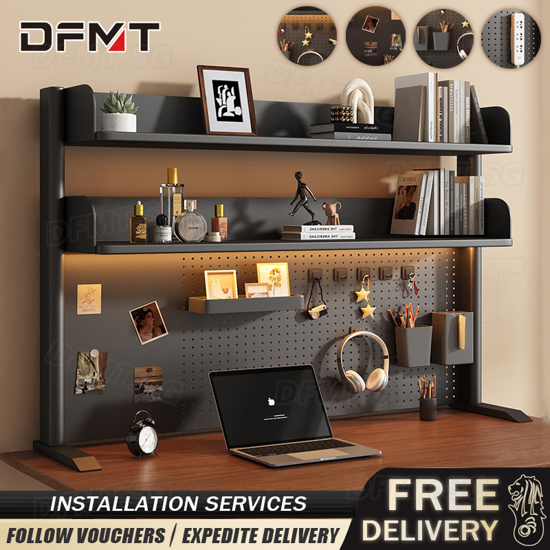 DFMT Student Desktop Bookshelf Desk Cavity Plate Computer Desk Shelf ...