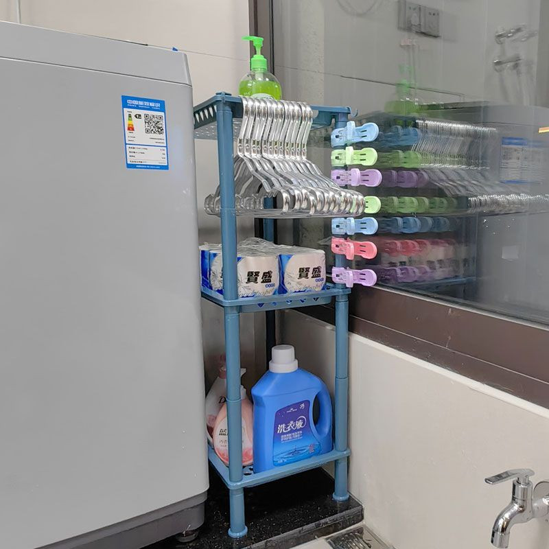 Washing machine crevice storage rack, three-layer storage rack, laundry ...