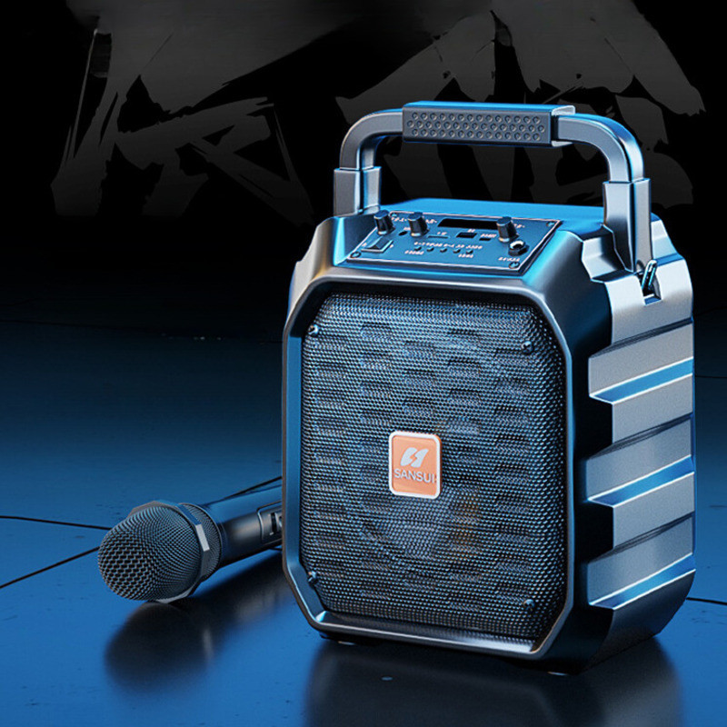 Bluetooth Speaker Square Dance Outdoor High Volume Karaoke Set Portable ...