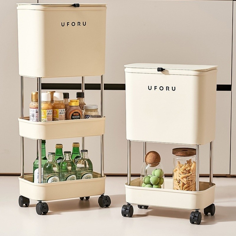 Kitchen Dustbin No Bending Household Large Capacity Multi-layer With ...