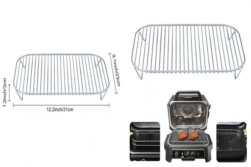 {biling} Outdoor Oven Accessory for Ninja Woodfire Grill Expansion Rack