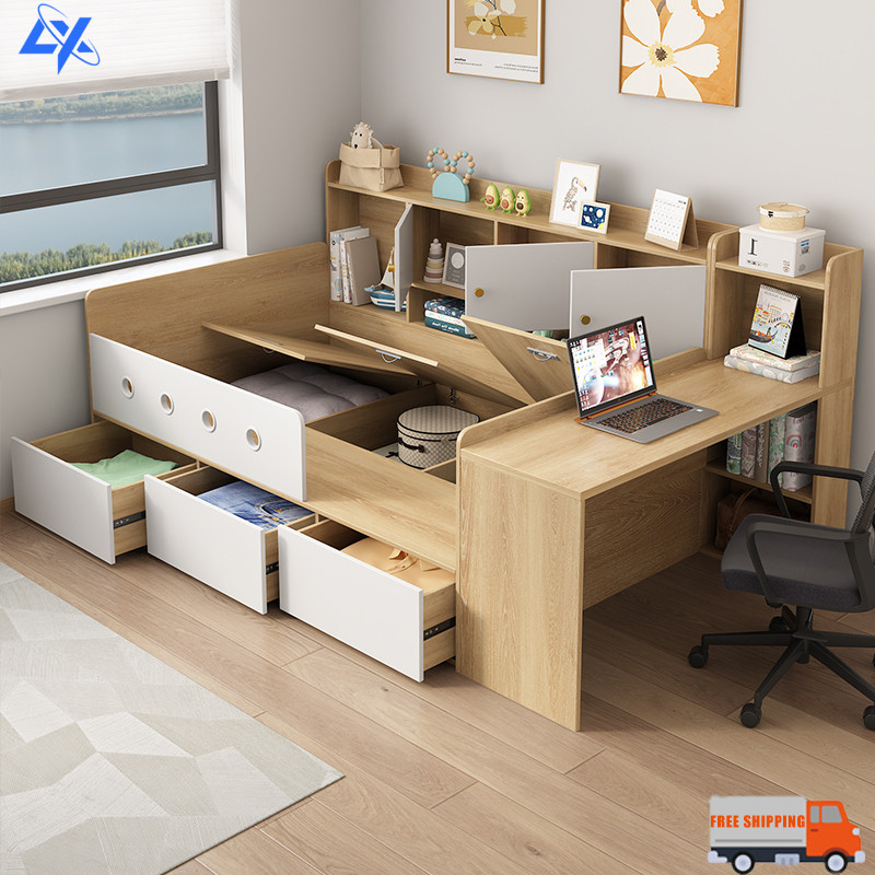 ZX Bed Desk Combination Tatami Desk Modern Simple Multifunctional ...