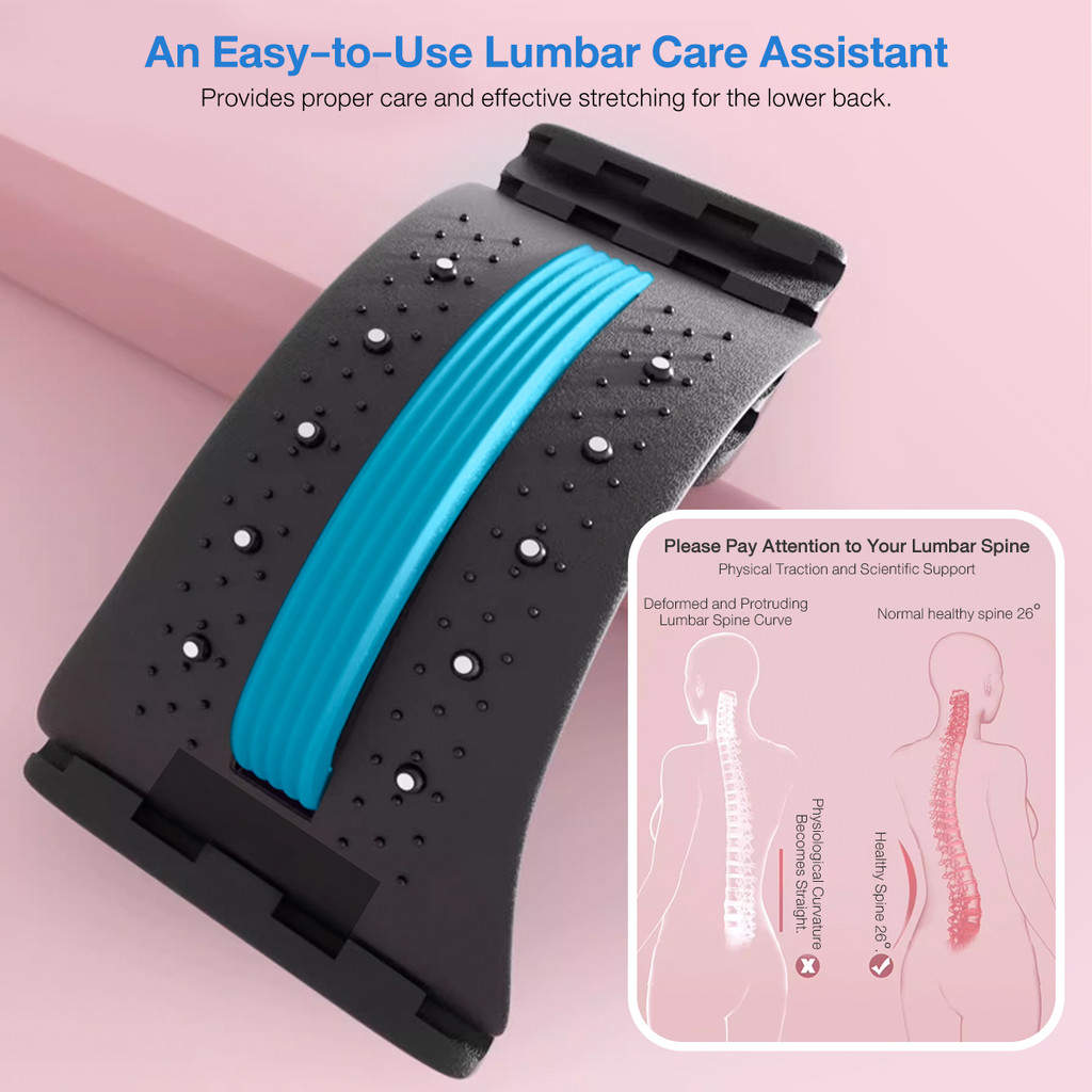 Lumbar Spine Protrusion Traction Device Back Pain Relief Adjustable ...