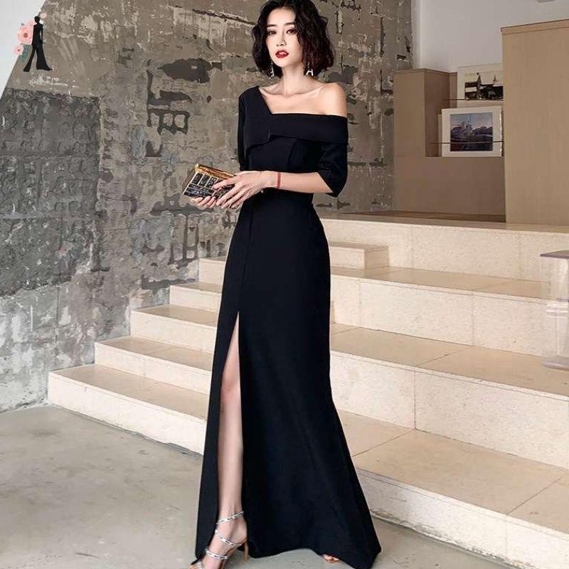 Black long gown for js prom best sale