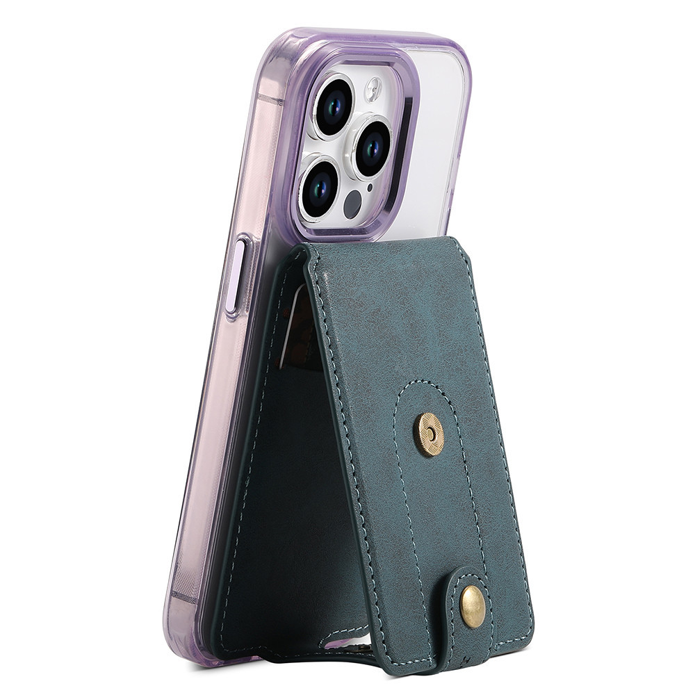 Vintage Leather Magsafe Card Holder for iPhone 15 14 13 12 11