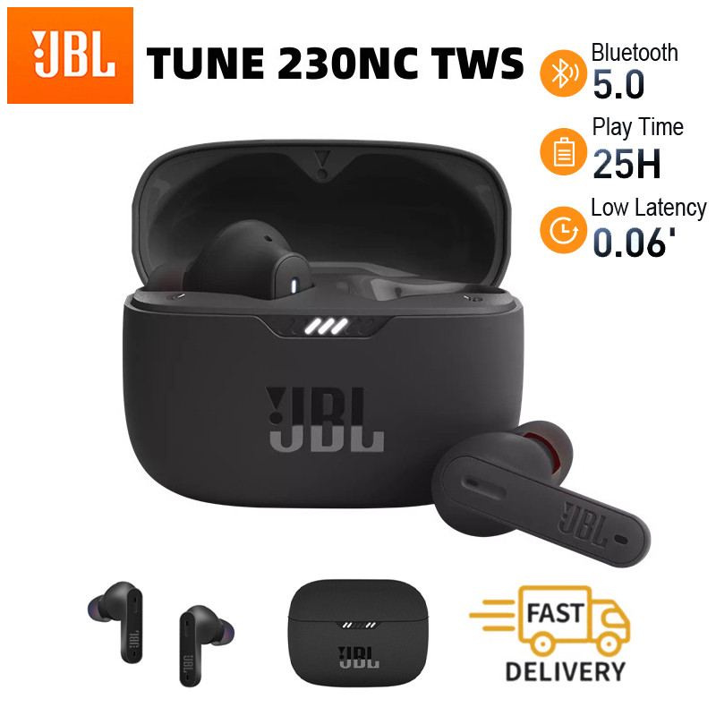 JBL Tune 230NC TWS Bluetooth Earphones HIFI Stereo Wireless Earbuds
