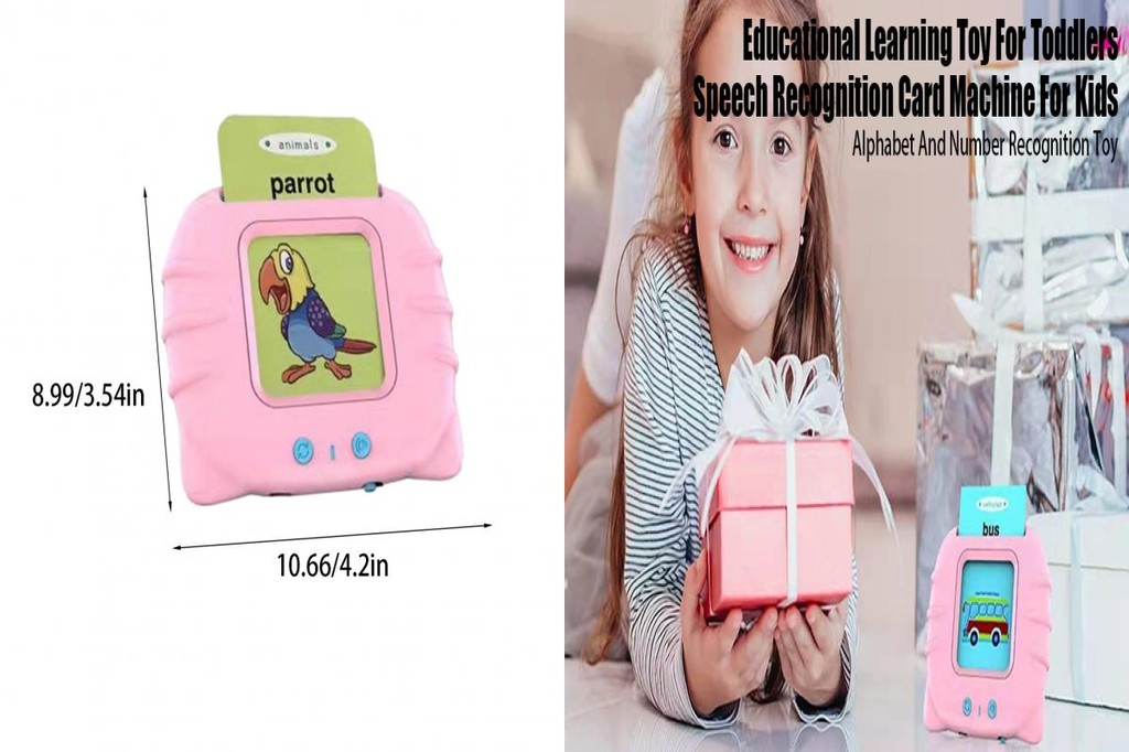 Children Flash Card Kids Learning Machine Talking Flash Cards for Kids ...