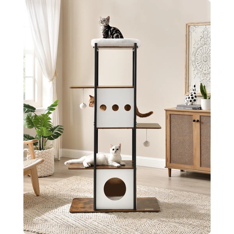 Pet Beiqi Cat Climbing Frame Cat House Cat Tree Integrated Household ...