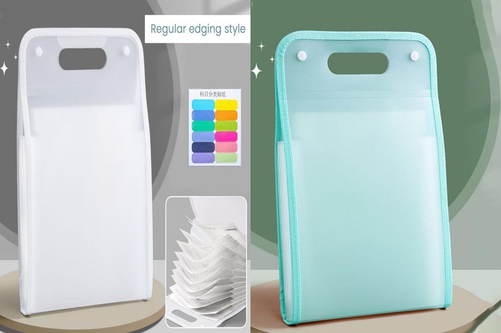 bangla| Backpack File Holder Document File Holder Waterproof Expanding ...