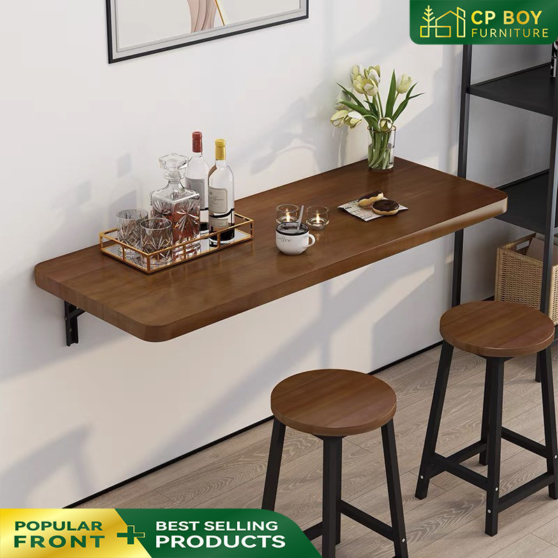 Ssr Wall Folding Solid Wood Table Wall Hanging Table Computer Table ...