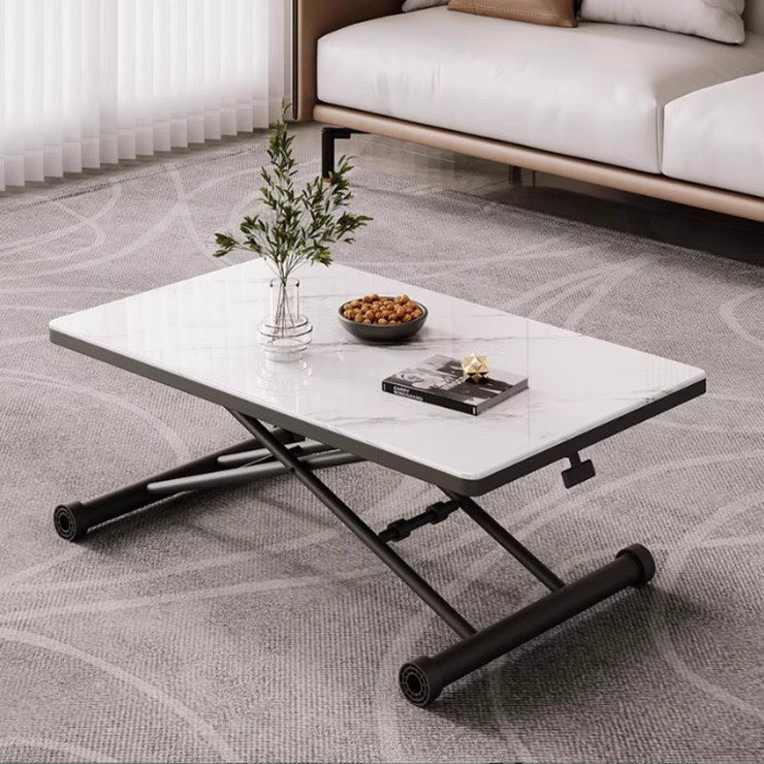 Folding Table Small Apartment Simple Movable Coffee Table Modern ...