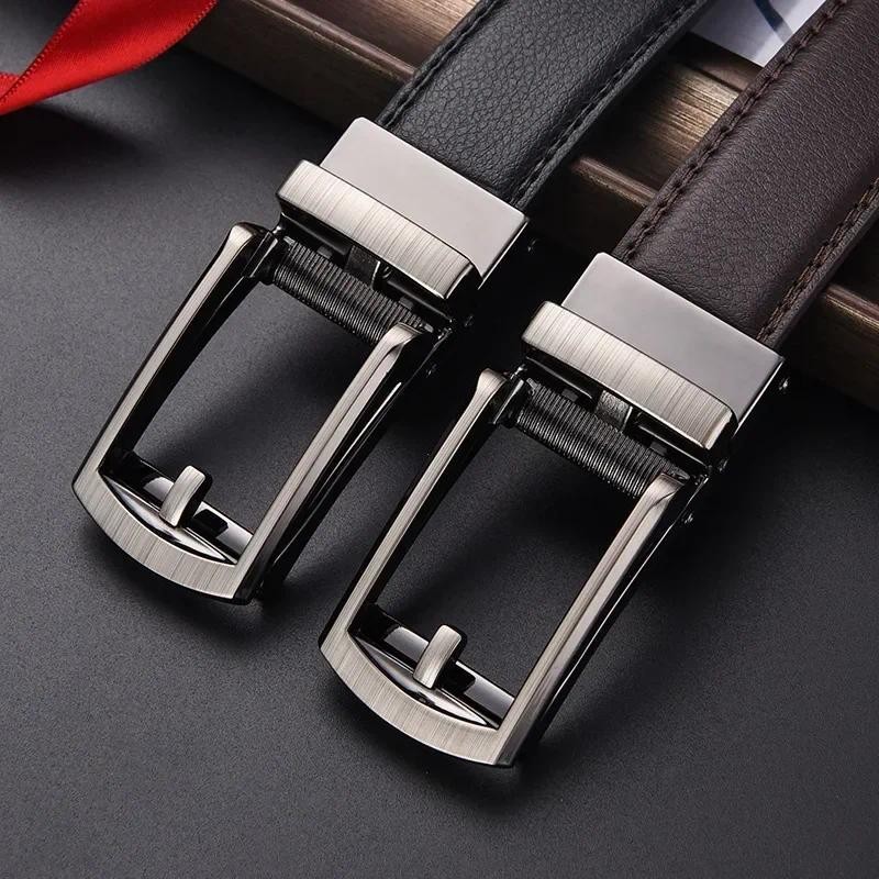 Men's Click Belt Business Luxury Designer Brand Genuine Leather Belts ...