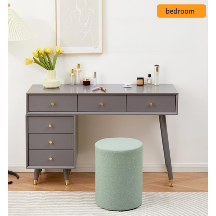 Cushion stool foot stool fabric round stool dressing stool living room