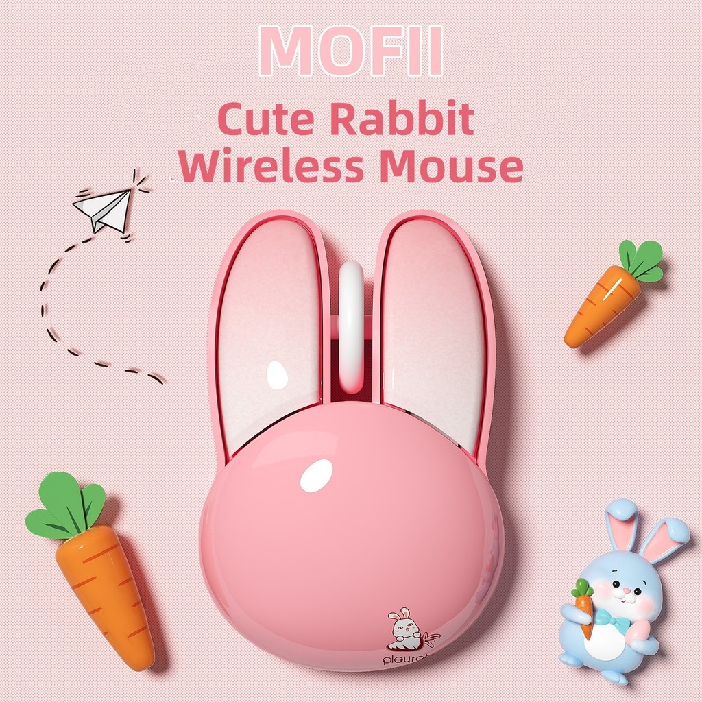 Wireless Mouse Rabbit And Mice Cute Rabbit Wireless Mouse