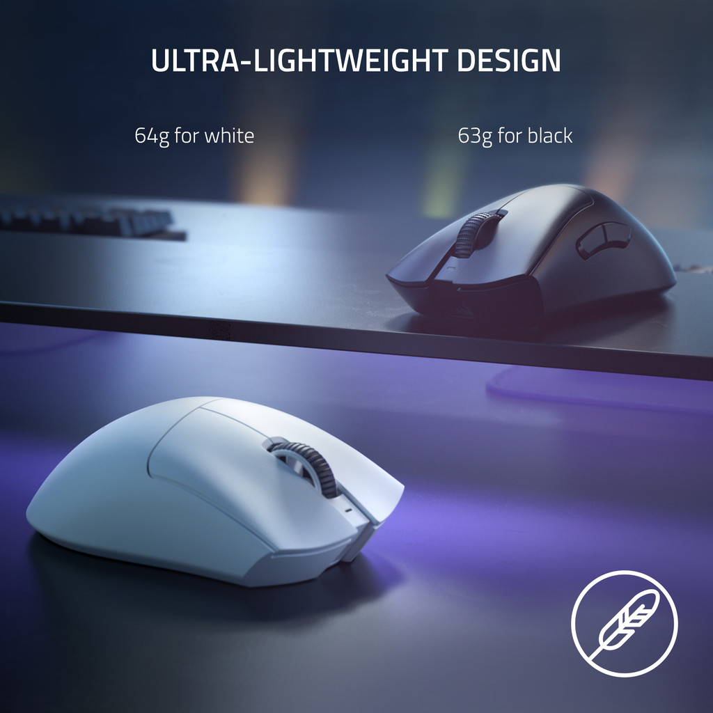 Razer DeathAdder V3 Pro Ultralightweight Wireless Ergonomic Esports Mouse Shopee Singapore