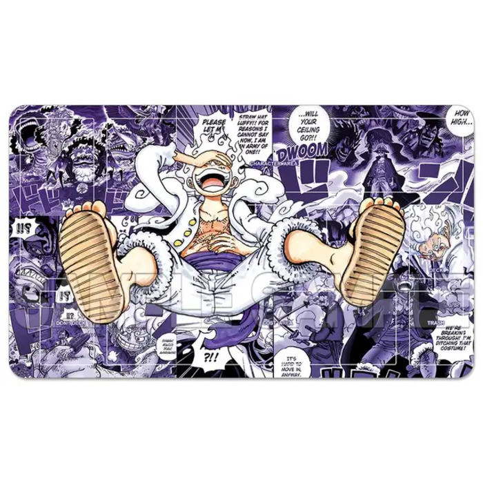 OPCG One Piece Playmat Luffy Law Zoro Ace Perona Trading Card Game