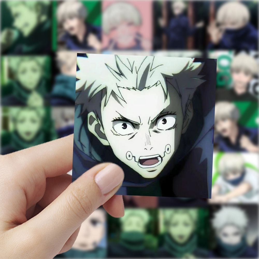 59 Pieces of Inumaki Toge Stickers - Anime Cartoon Character Head ...