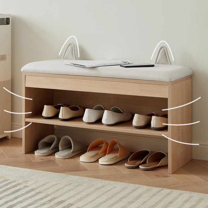 Shoe Cabinet Integrated Bench Home Entrance Entrance Porch Can Sit Shoe ...