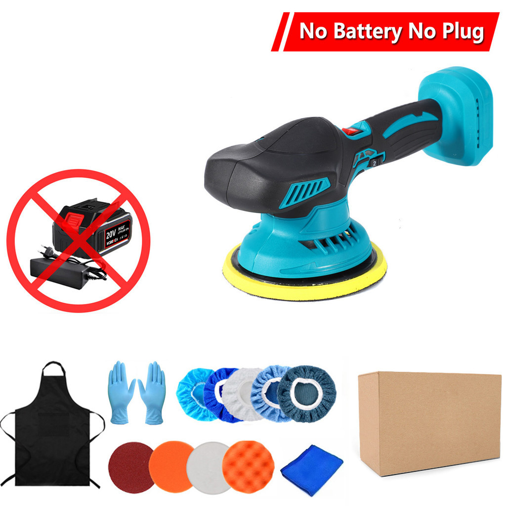 6 Gears Cordless Electric Car Polisher Rechargeable Auto Car Polishing ...
