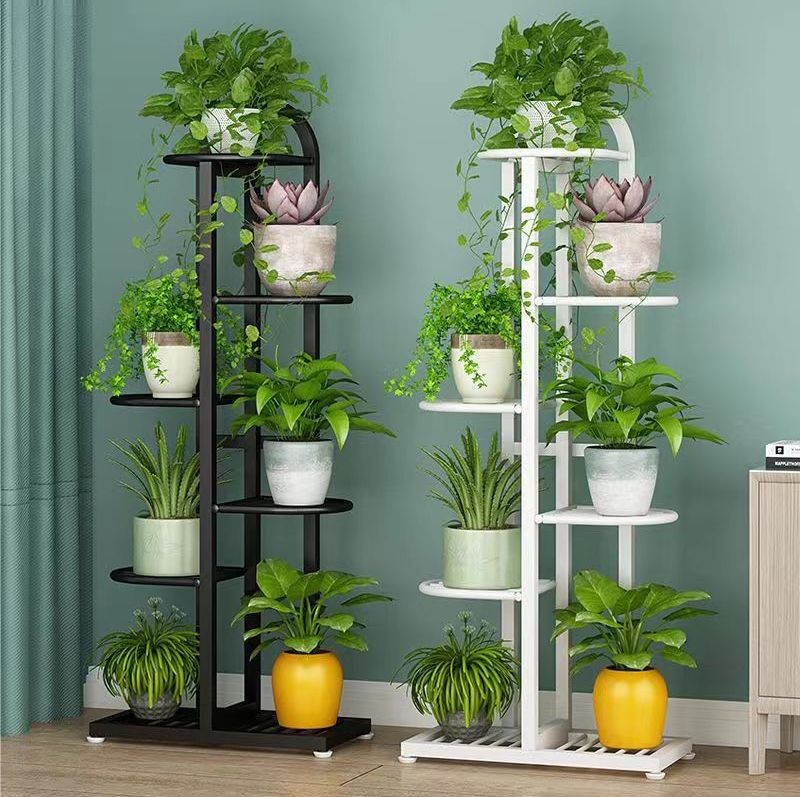 High-Value Home Multi-Layer Iron Art Simple Floor-Standing Flower Pot ...