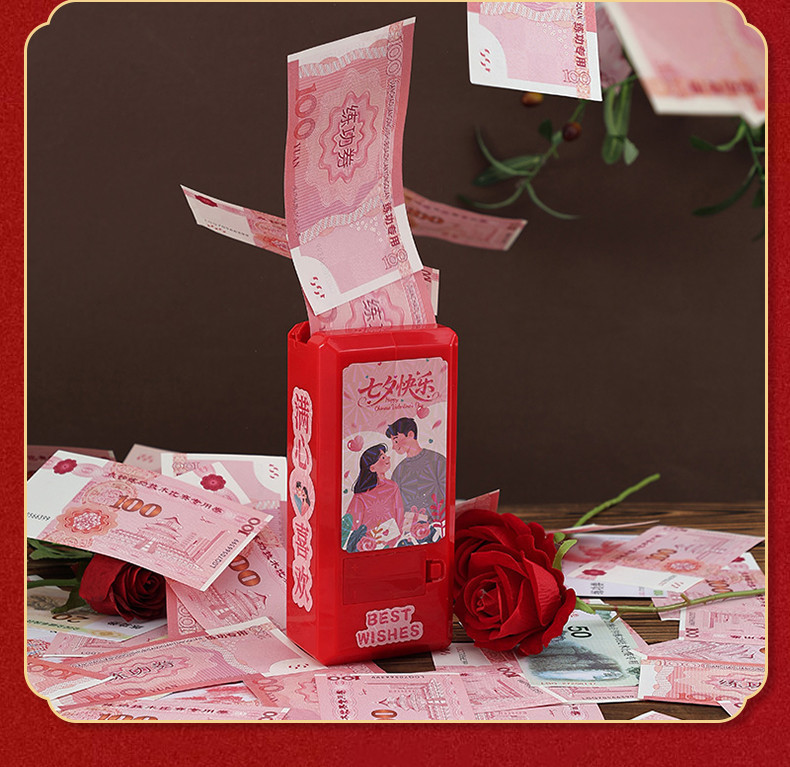 [Ready Stock] Creative Money Spitting Machine Box Fun Remote Control ...