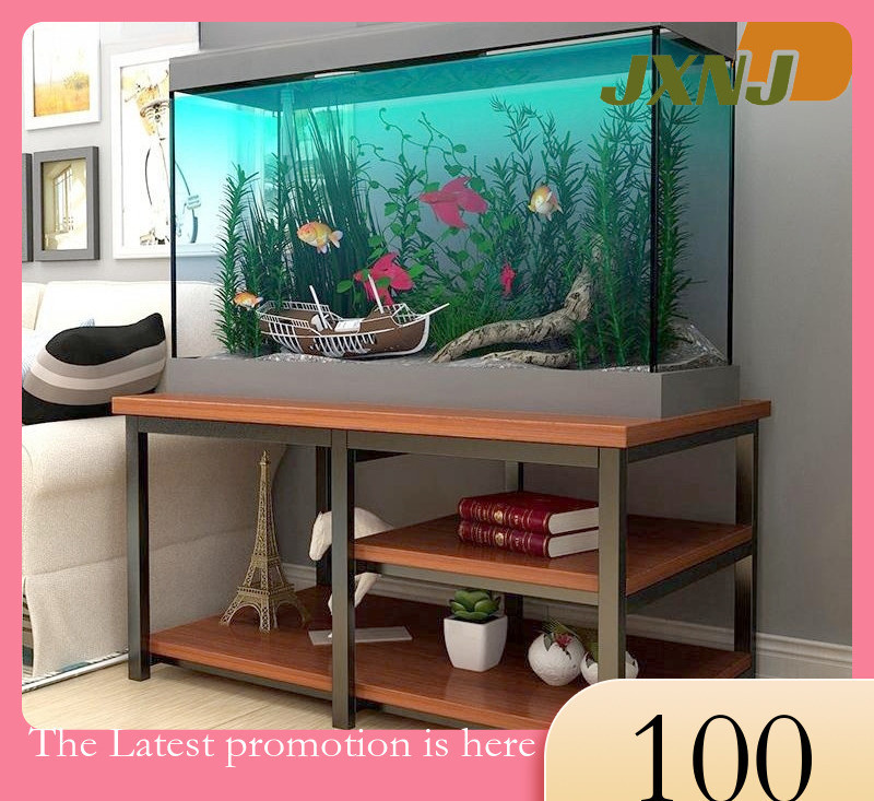4Ft Fish Tank Cabinet Stand Table Furniture Frame Steel Wood Base Shelf ...