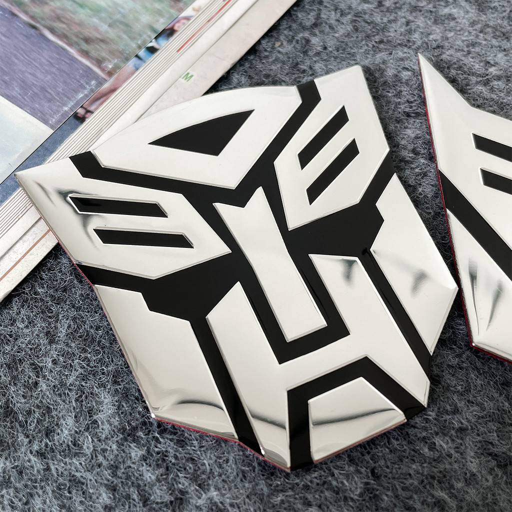 Transformers Car Sticker Autobot Symbol Aluminum Metal Badge Decal for ...