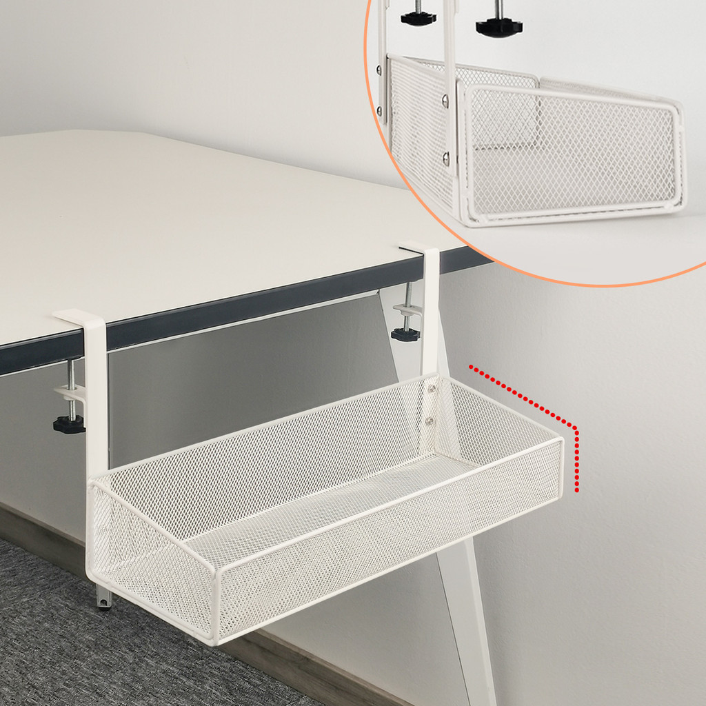1 Pc Under-desk Cable Management Tray No-drill Power Cable Rack Box Wire Socket Storage Wiring Organizer - 15 - View #11