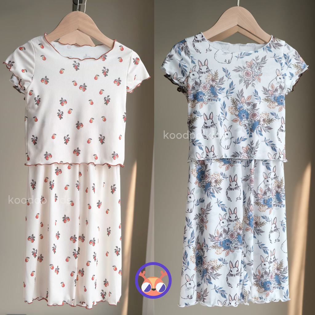 Kids Pyjamas Ice Silk Cotton Baby Girl Clothes Toddler Pajamas 80-130cm ...