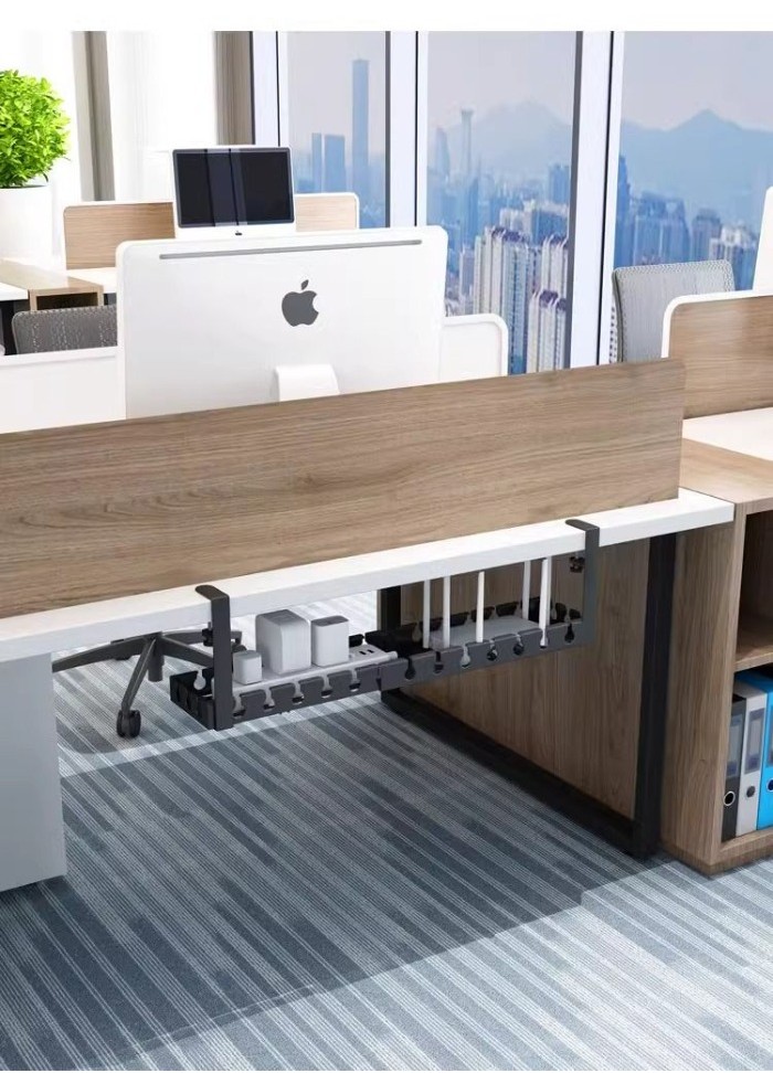 Undertable Cable Organizer, No Drilling Power Cable Rack, Cable Tray ...