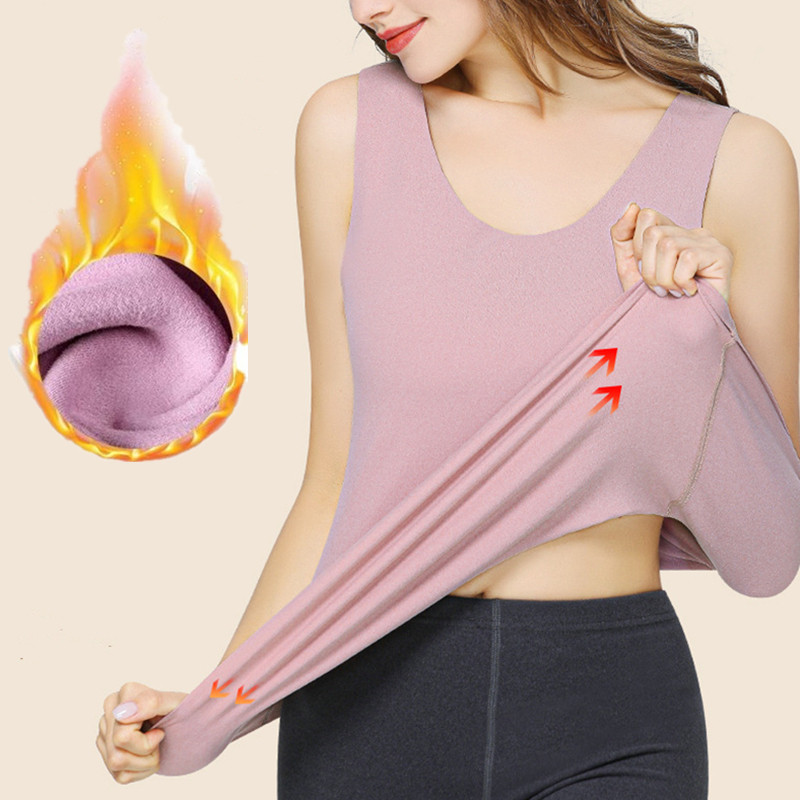 Womens sleeveless thermal tops sales