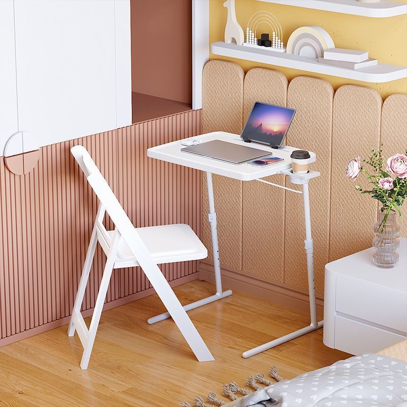 Foldable Bed Side Adjustable Desk Computer Desk Living Room Folding ...