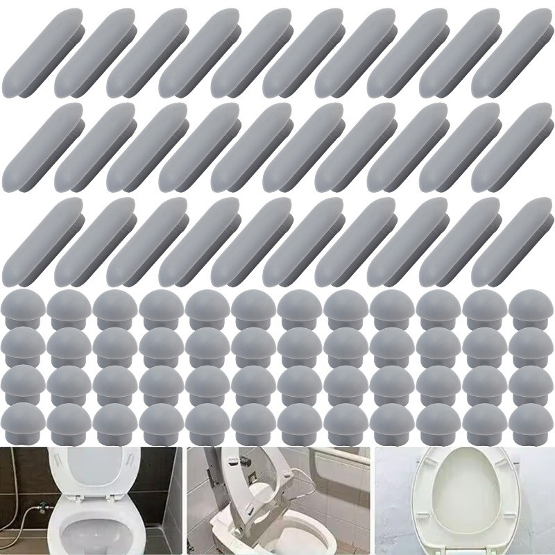 Toilet Seat Accessories - Universal Toilet Seat Buffer Pads - Anti ...