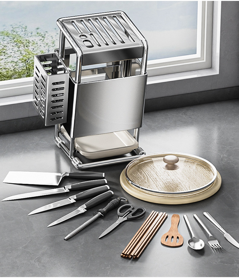 Multifunctional Knife Holder Kitchen Storage Rack Knife Holder Rack ...
