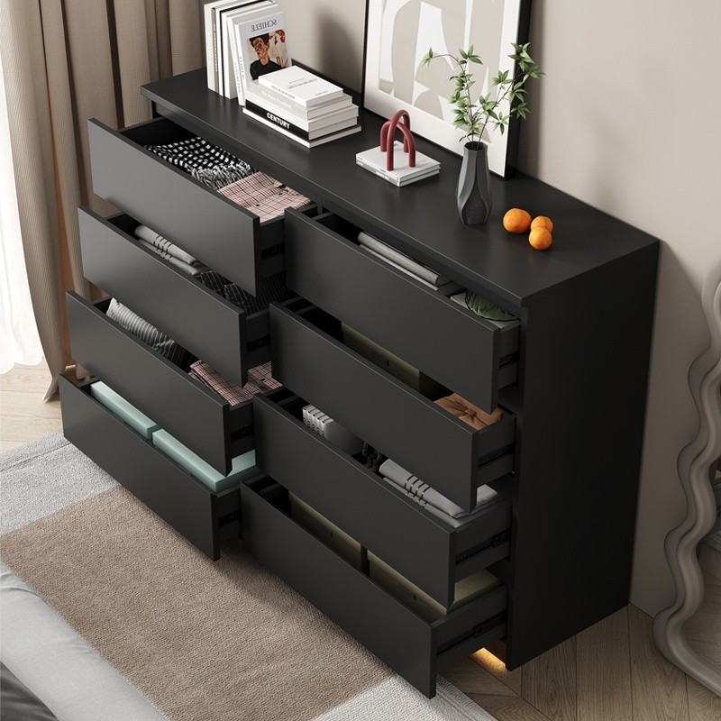 Chest Drawer Bucket Cabinet Simple Modern Bedroom Storage Dustproof ...