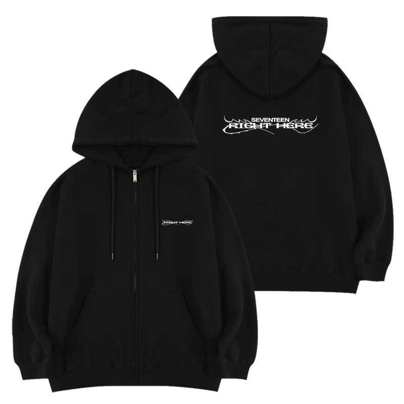 Seventeen Right Here Zip Up Hoodie コヤン SEVENTEEN World Tour RIGHT HERE in Goyang Zip Up Hoodie XL Size +