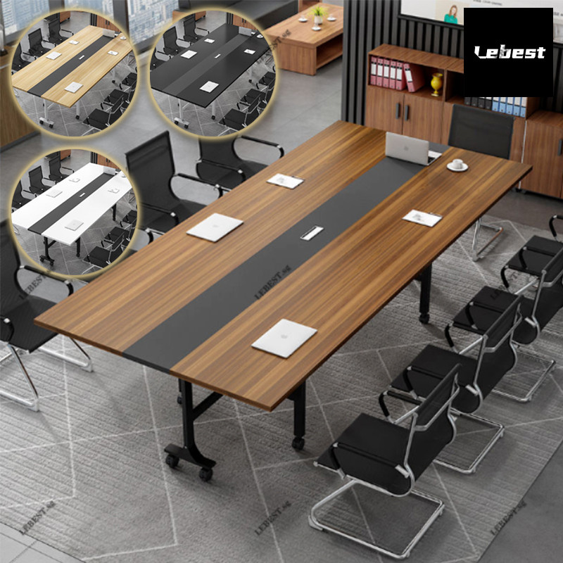 L·T Folding Conference Table Movable Office Desk, Training Table ...