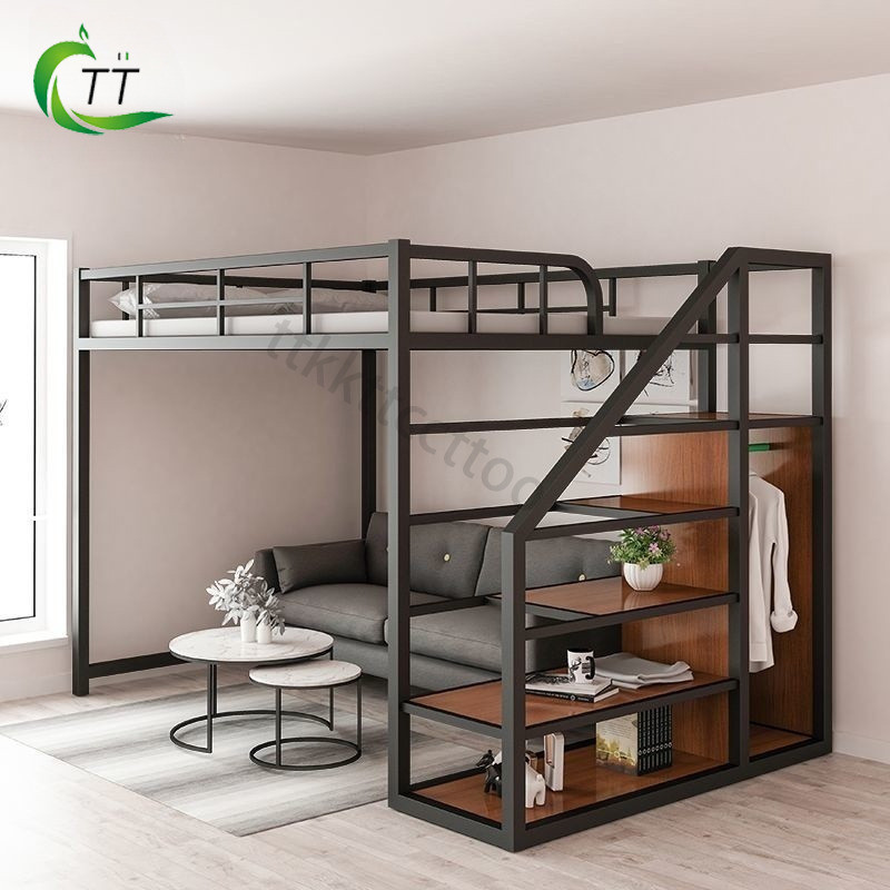 TT Bunk Bed Apartment Small House Duplex Second Floor Bed Bunk ...