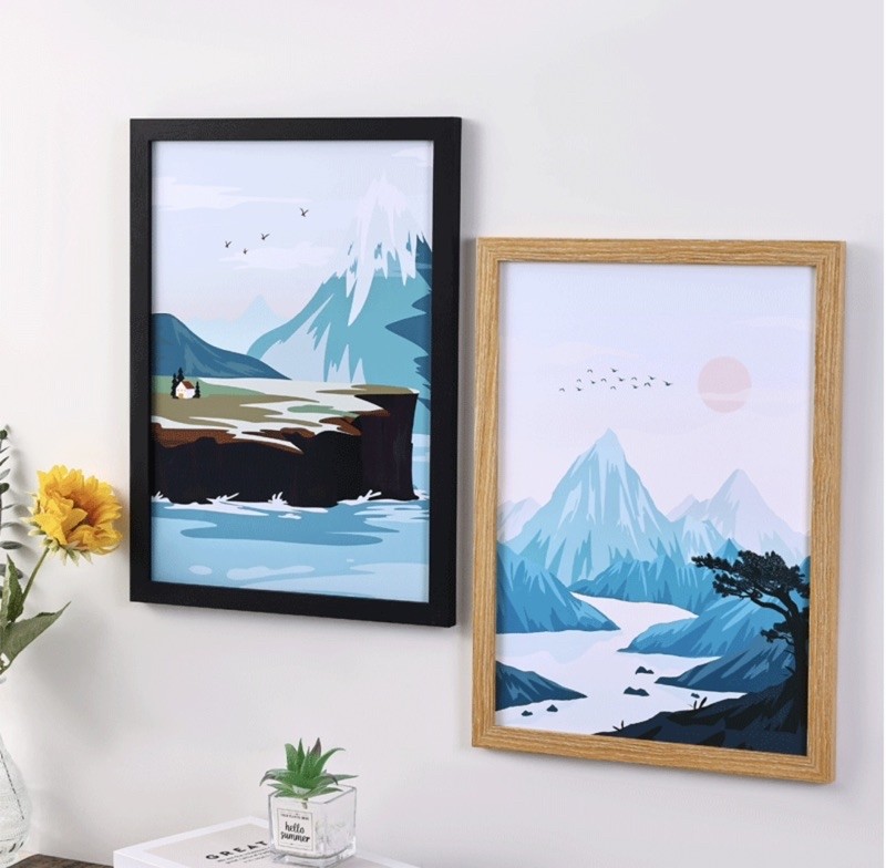 SG Stock [Super Offer] A4 Photo Frame Wooden Picture Frame Certificate ...