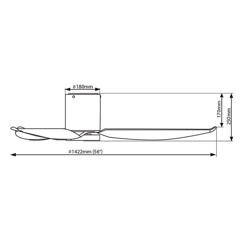 [Feeling Of Wood] ALASKA Fern/Fern3 / eFern Smart Wifi Ceiling Fan 46/ ...