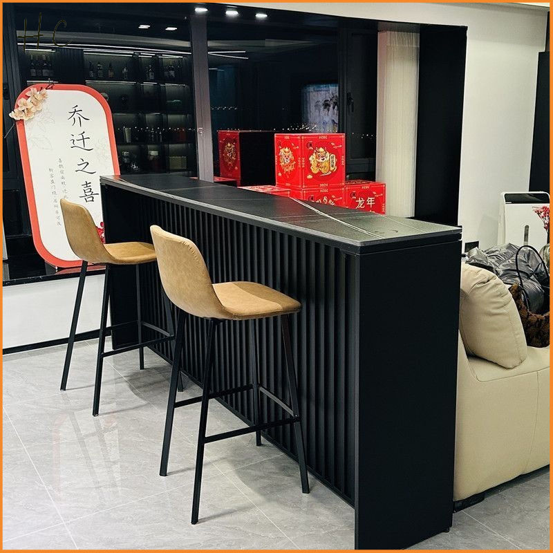 Bar Counter Rock Plate Dining Table Home Creative Bar Table Wall High ...