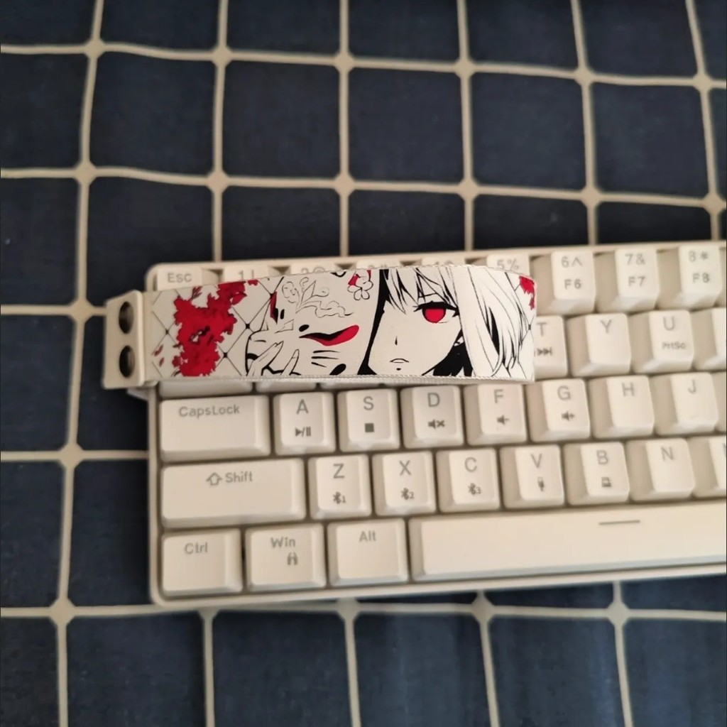 Wooting MAD 68 Keyboard Strap Decoration DIY Cool CSGO Anime Girl Yuki ...