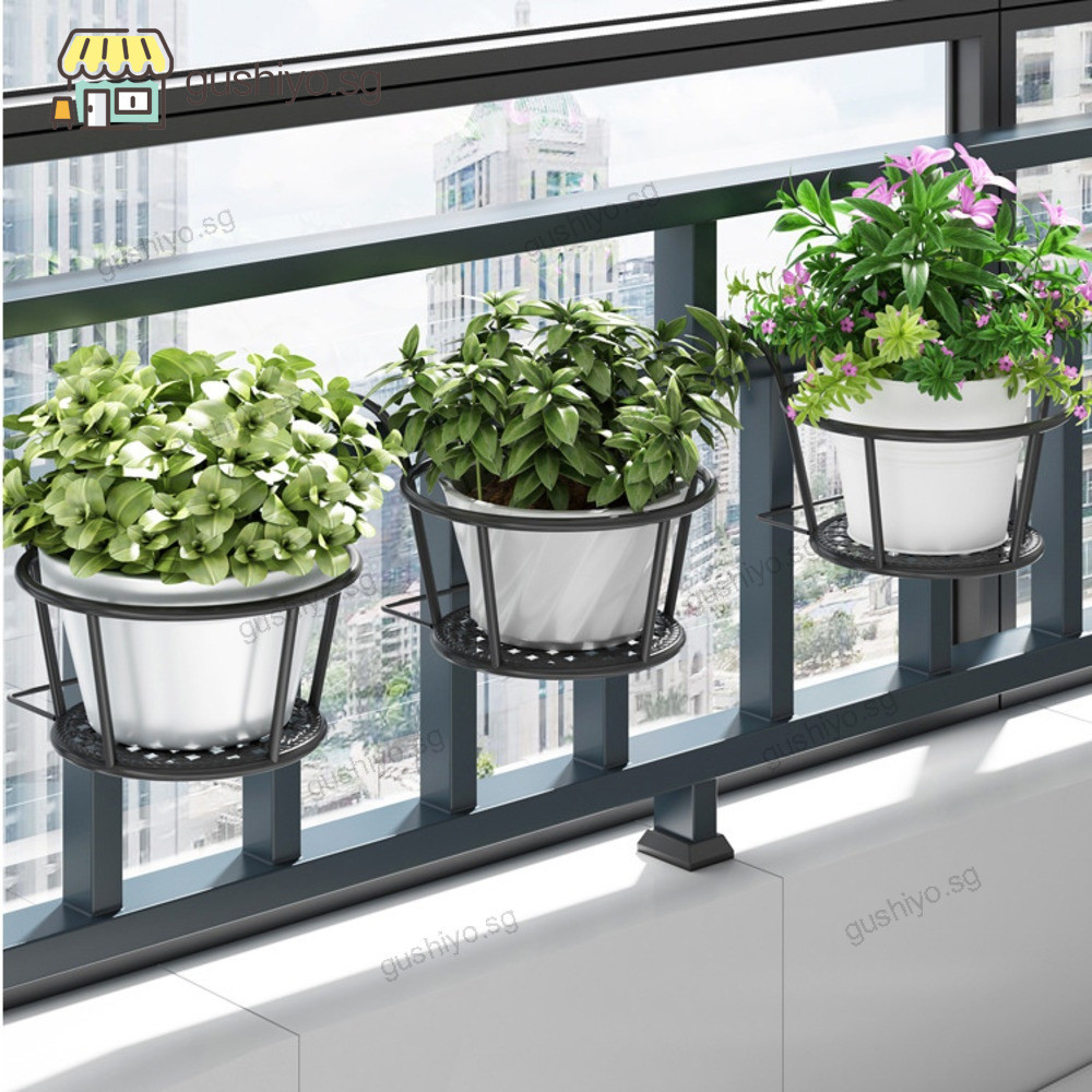 Hanger Flower Rack Railings Guardrails Iron Balconies Flower Racks ...