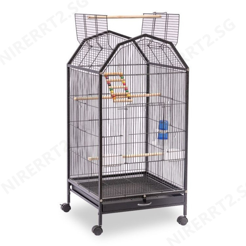 Image showcasing Bird Cage Super Large Parrot Cage Villa Wren Bags Xuan Bird Cage ...