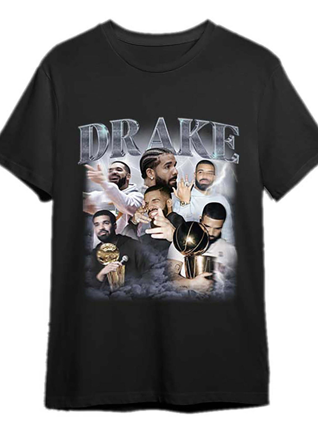 Men's Vintage Drake Graphic T-Shirt - Slim Fit Short Sleeve Tee With ...