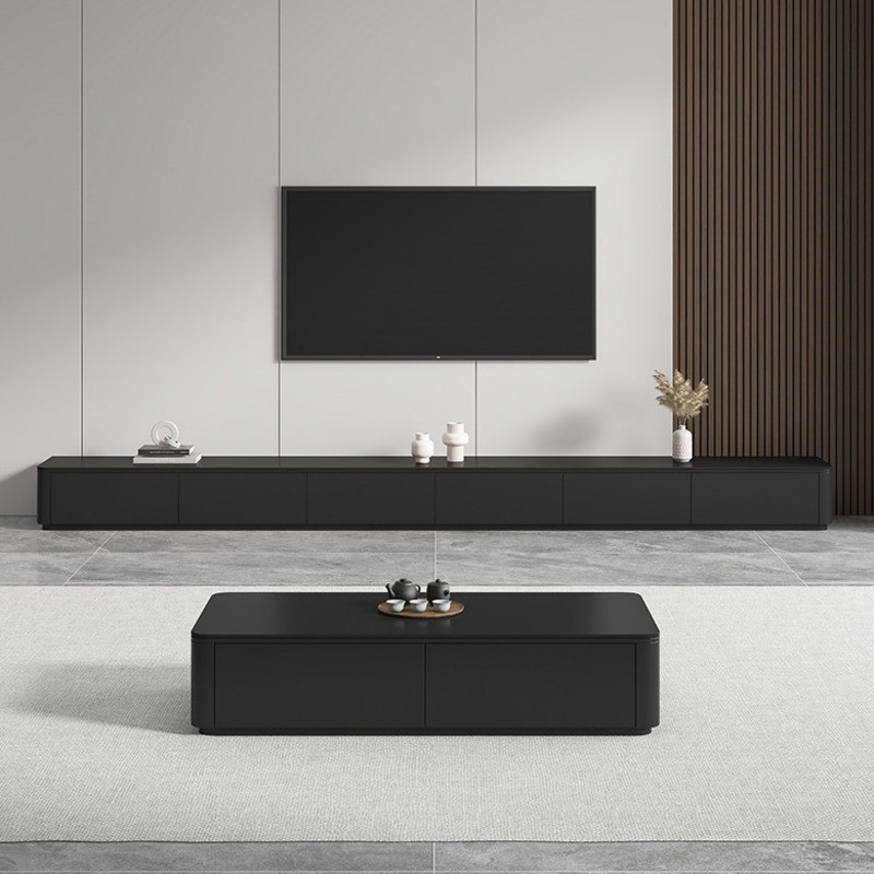 TV Cabinet Rock Board Coffee Table Combination TV Console Simplicity ...
